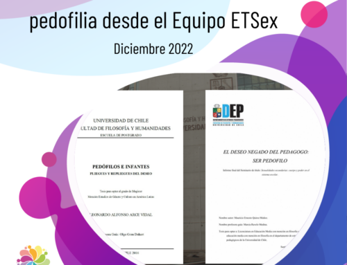 Reflexiones sobre tesis de pedofilia desde el Equipo ETSex – Diciembre 2022